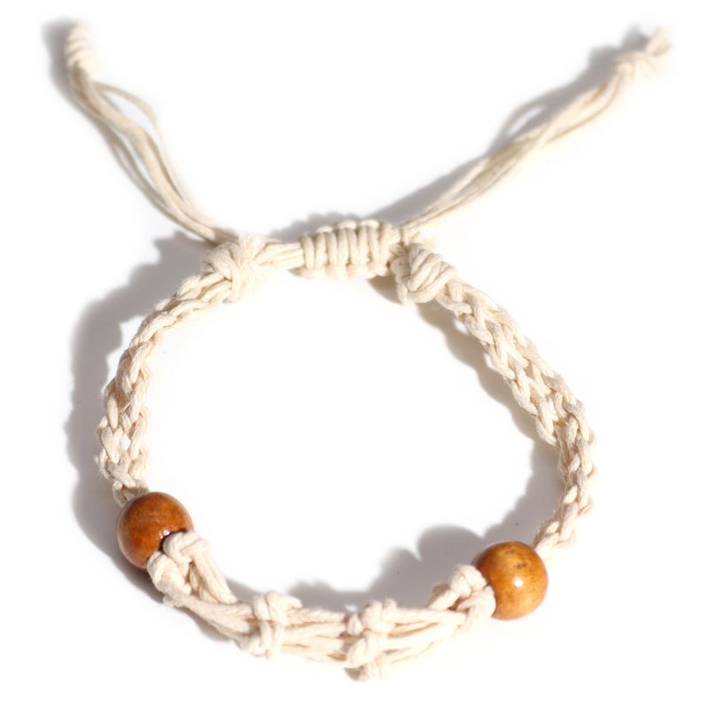 Crystal Gemstone Bracelet Cord 20-28cm/7.8-11inch - Natural