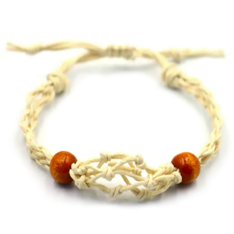 Crystal Gemstone Bracelet Cord 20-28cm/7.8-11inch - Natural