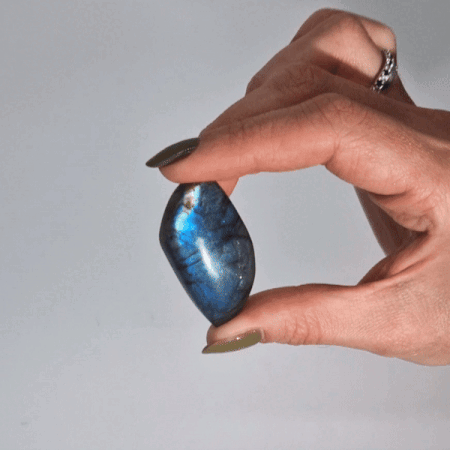 Madagascar Labradorite Leaf Stones (approx 15-20gms 45-55mm)