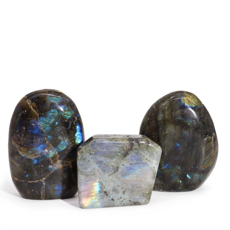 Madagascar Labradorite Tomb Stones (approx 80-100gms 50-70mm)