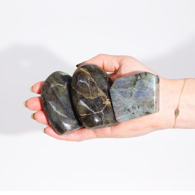 Madagascar Labradorite Tomb Stones (approx 80-100gms 50-70mm)