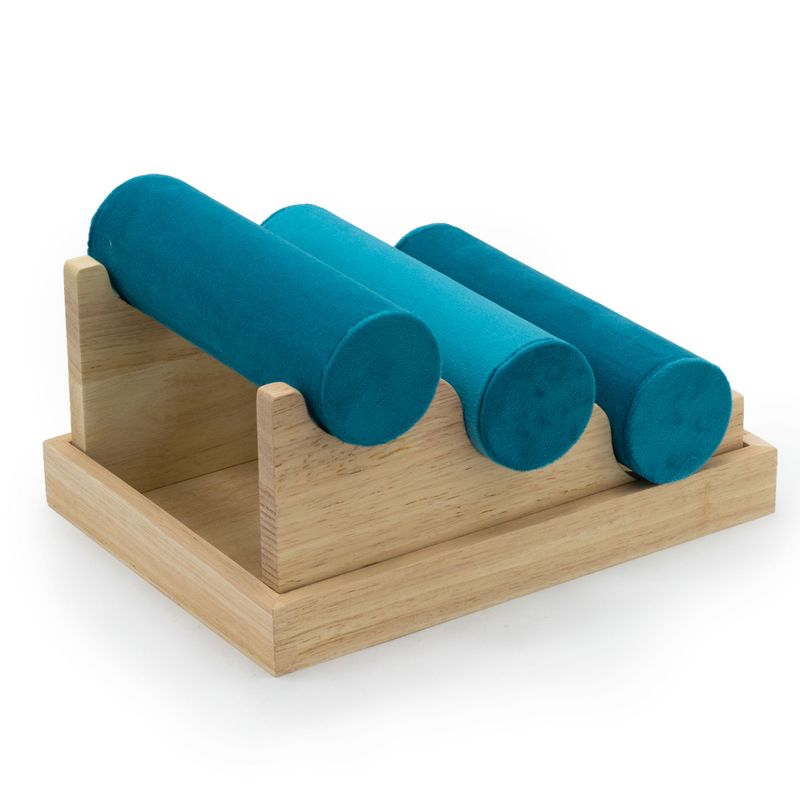 Three Bar Tiered Bangle Display 24x18x13cm