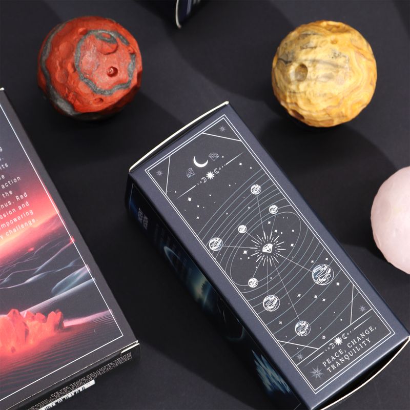 Rose Quartz Planet on a Solar Goldstone Stand (VENUS) - 40mm