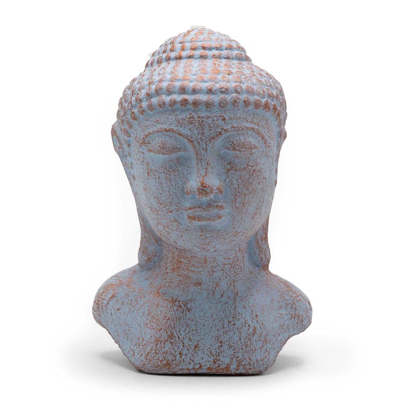 Tranquility Buddha Head - Blue Copper