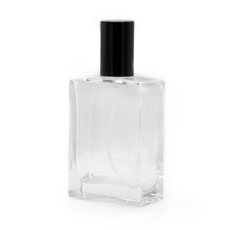 50ml Square Chunky Bottle, Black Spray and Cap