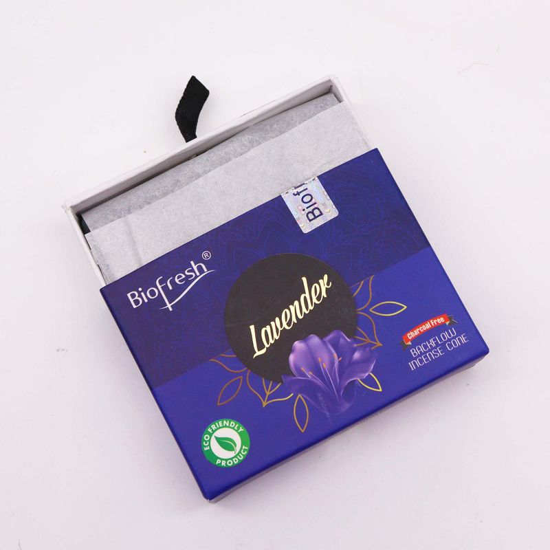 Biofresh Backflow Incense Cones (40 cones) - Lavender