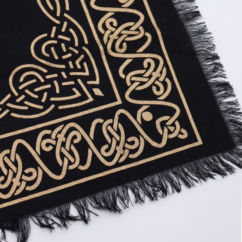 Esoteric Fringed Altar Cloth - Pentagram