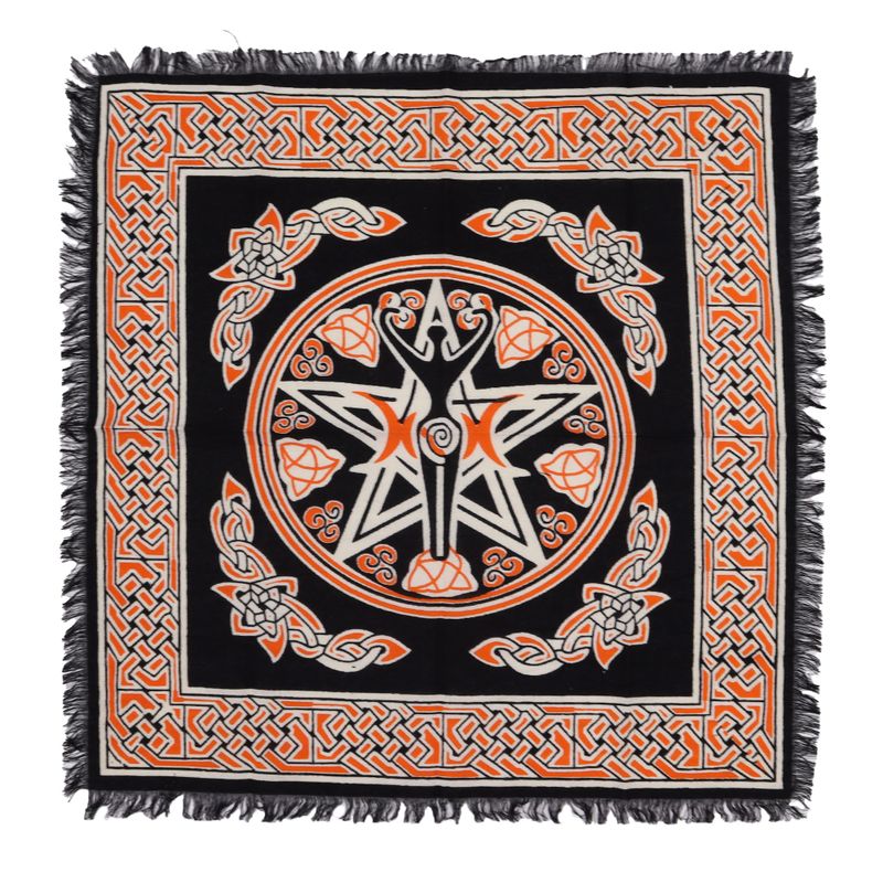 Esoteric Fringed Altar Cloth - Earth Mother