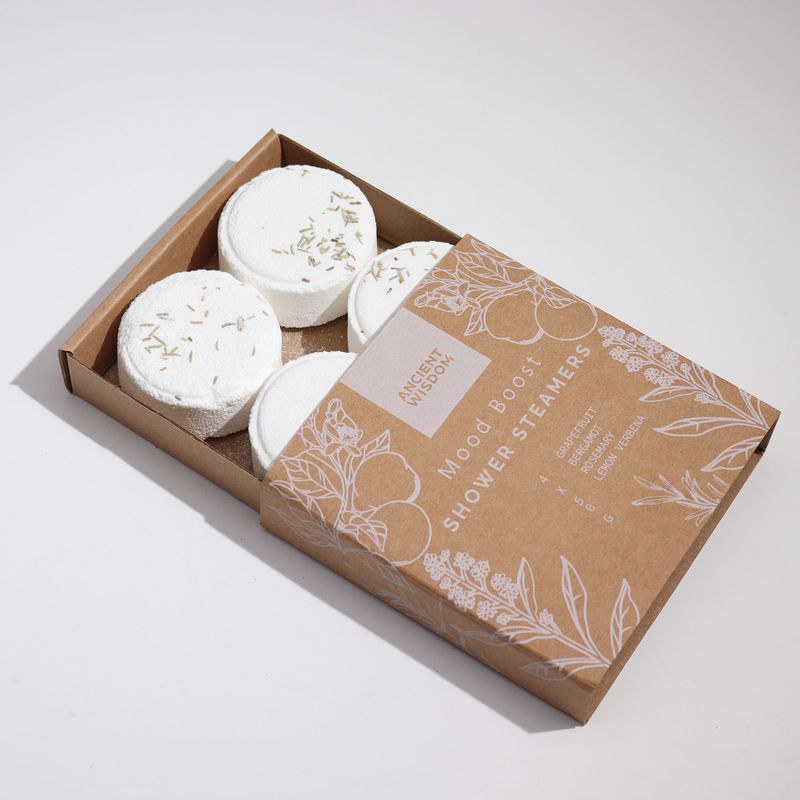 Set of Zen Shower Steamers - Therapy Wellness Gift Set - Mood Boost