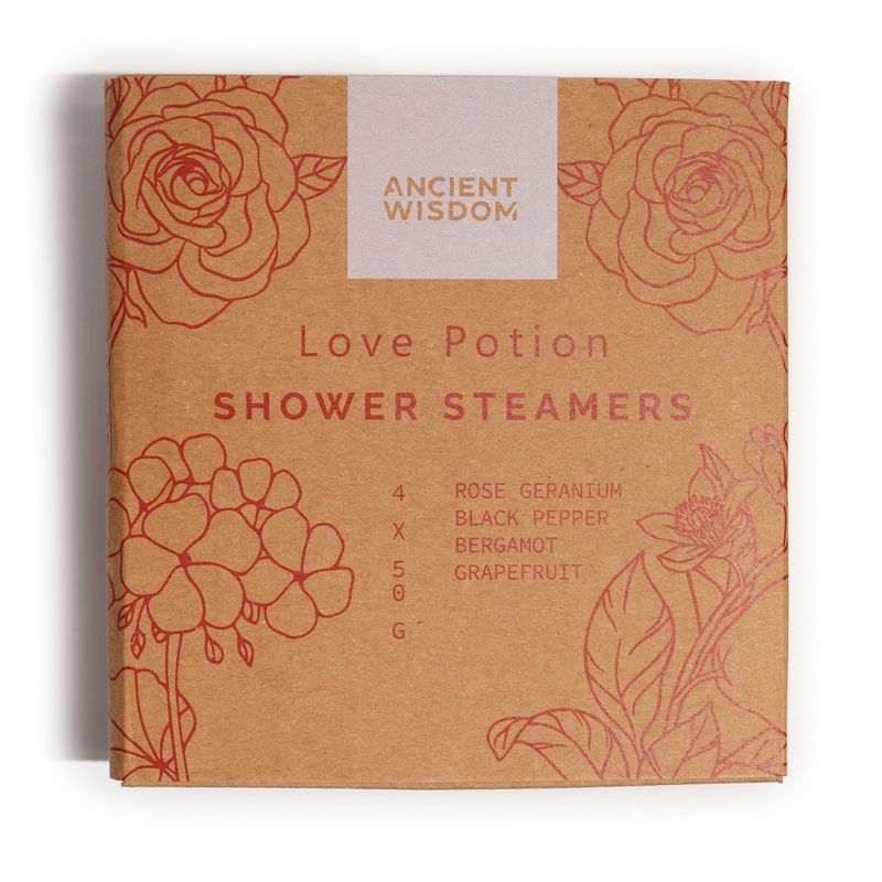 Set of Zen Shower Steamers - Therapy Wellness Gift Set- Love Potion