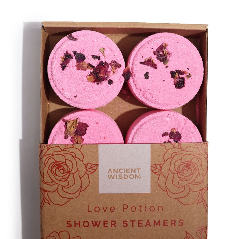 Set of Zen Shower Steamers - Therapy Wellness Gift Set- Love Potion