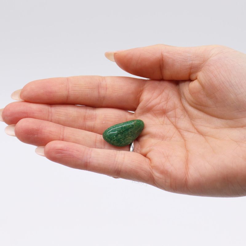 African Gemstone Quartz - Green - Size 5 - 16mm (KG)