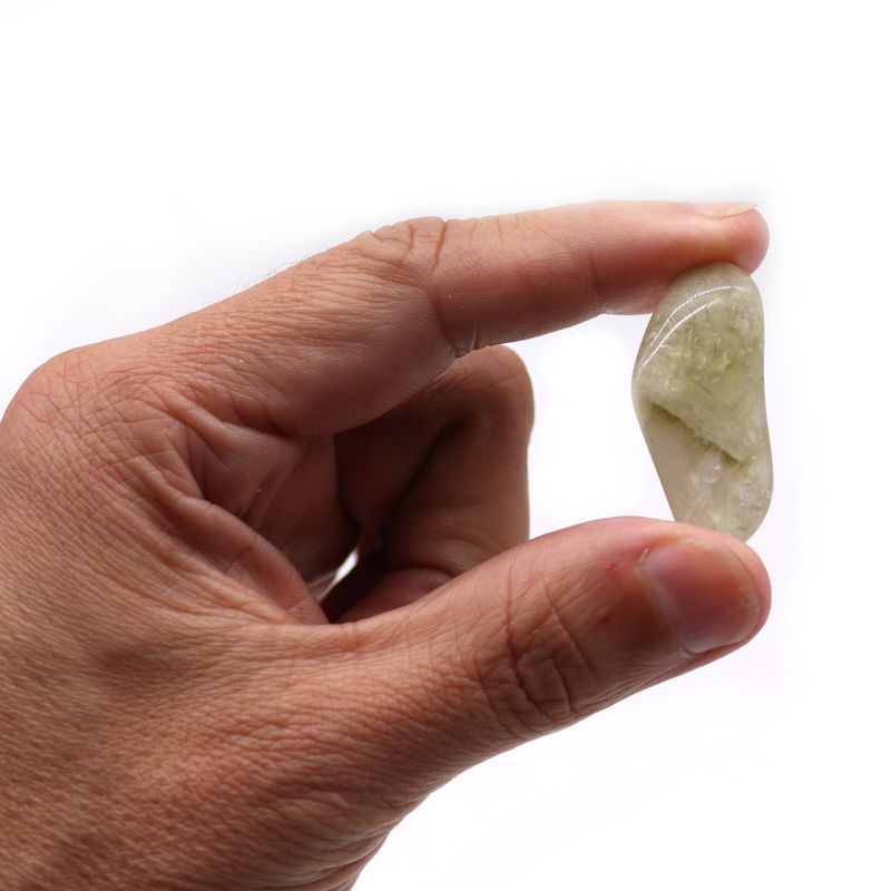 M Tumble Stone - Prasiolite (Grade A)