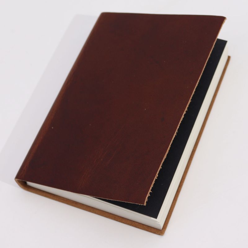 Med Dark Tan Daily Notebook - 100 Lined Pages - 5x7"