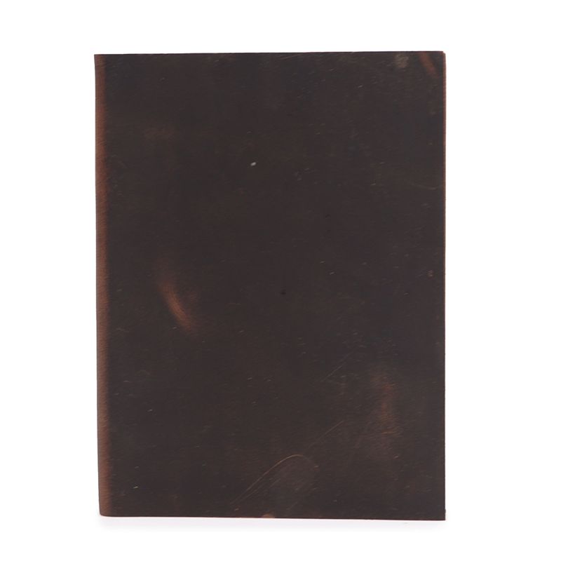 Black Tan Daily Notebook - 100 Lined Pages - 6x8"