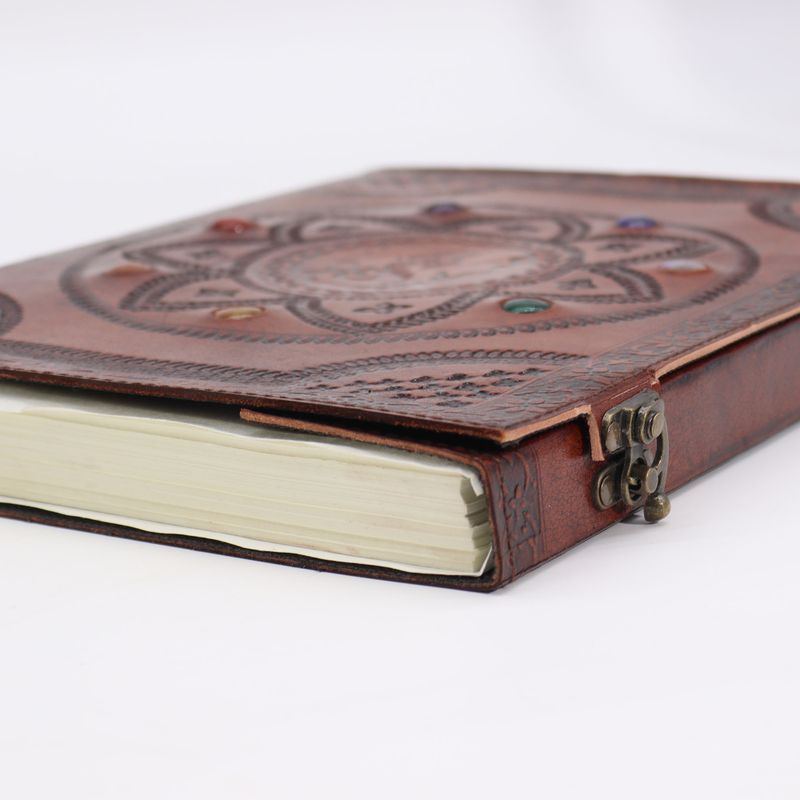 Huge Tomb Book - Charkra Stones Dragon Mandala 100 Pages - 10x13.4"