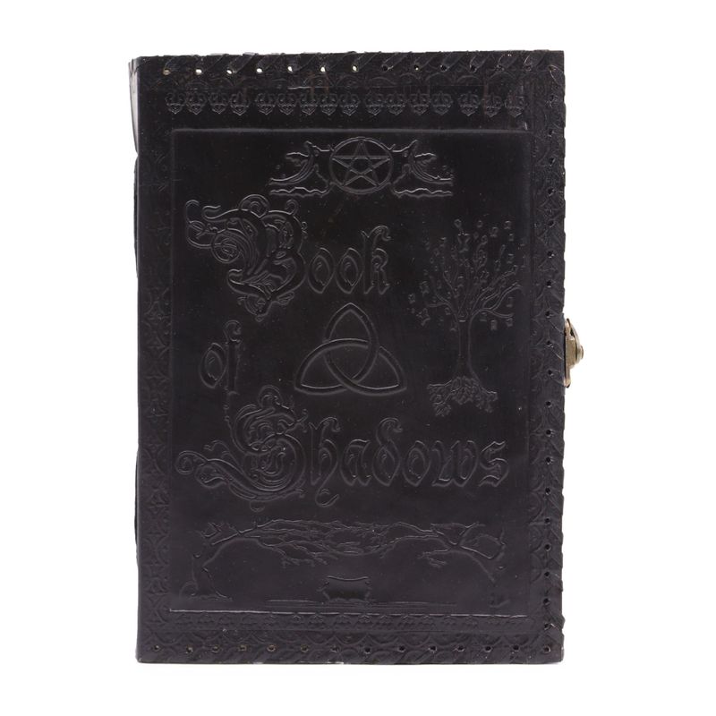 Large Book of Shadows - Black - 200 pages decle-edged - 9.8x7"
