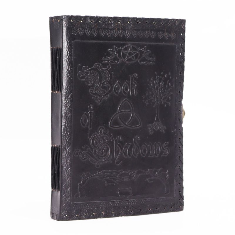 Large Book of Shadows - Black - 200 pages decle-edged - 9.8x7"