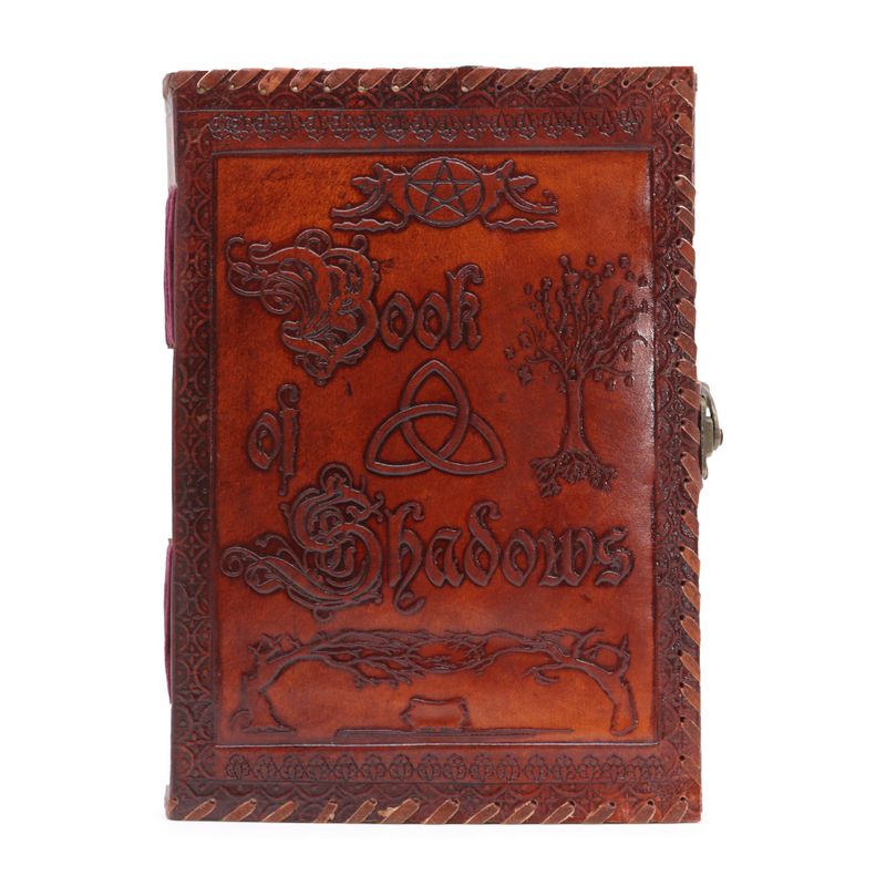 Large Book of Shadows - Dark Tan - 200 pages decle-edged - 9.8x7"