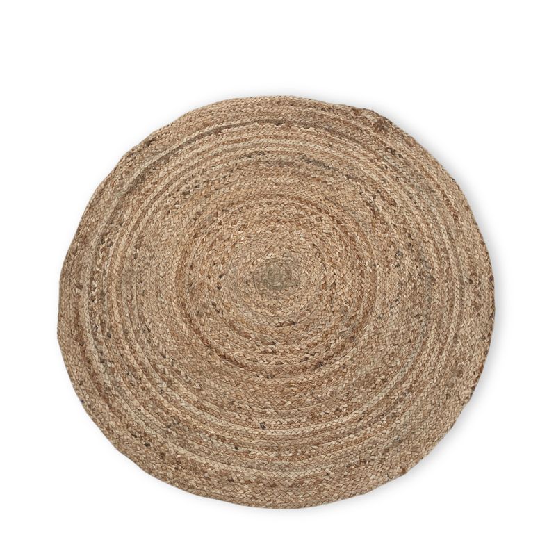 Round Soft Jute Rug  90cm