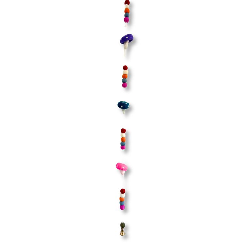 Felt Wall Hanging - Mushrooms (random colours)