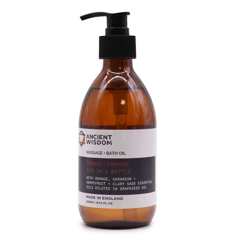 Toning and Firming Massage and Bath Oil - 300ml