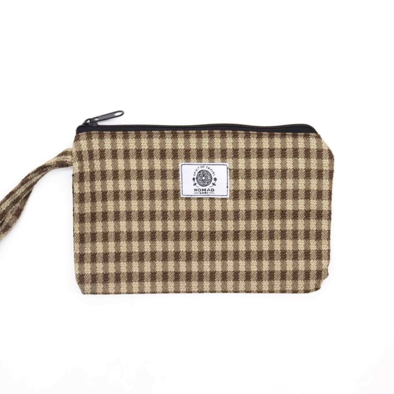 Soft & Natural Handy Gift Pouches & Loop - (4 x1 assorted materials) -20x13cm