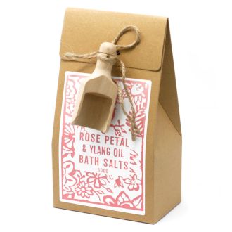 500g Himalayan Bath Salt - Ylang and Rose