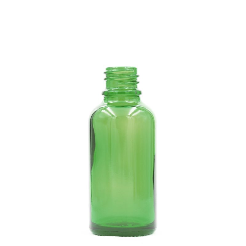 10ml Green Glass Dropper Bottle  - No Cap