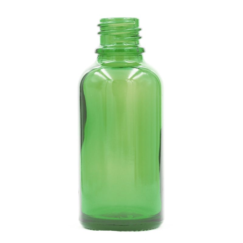 100ml Green Glass Dropper Bottle  - No Cap