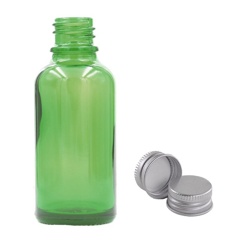 100ml Green Glass Dropper Bottle  - No Cap