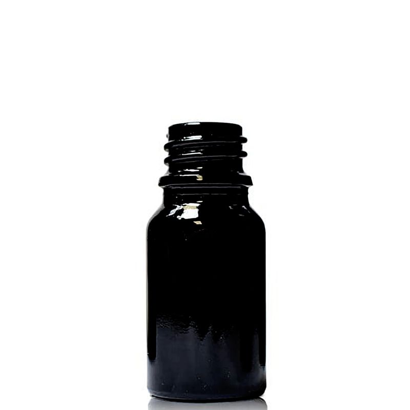 5ml Black Glass Dropper Bottle