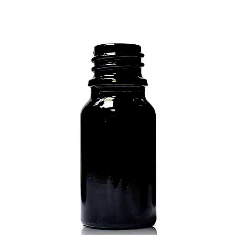10ml Black Glass Dropper Bottle