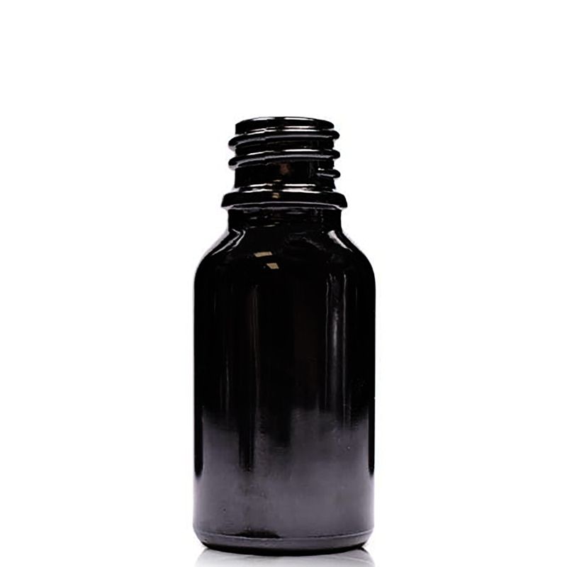 15ml Black Glass Dropper Bottle
