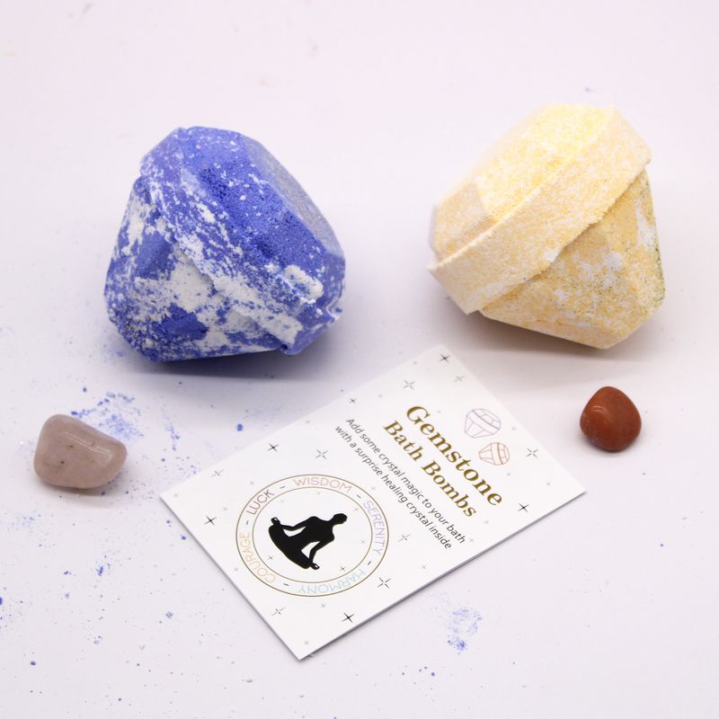 Gemstone Bath Bombs Starter Pack - Brown Boxes