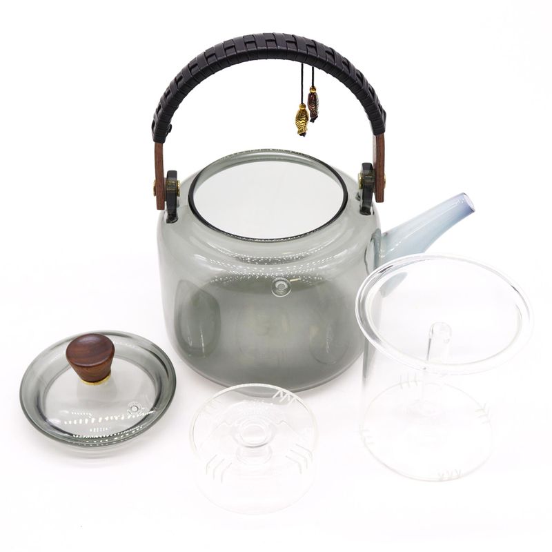 Glass Infuser Teapot - With Steamer System - 1000ml
