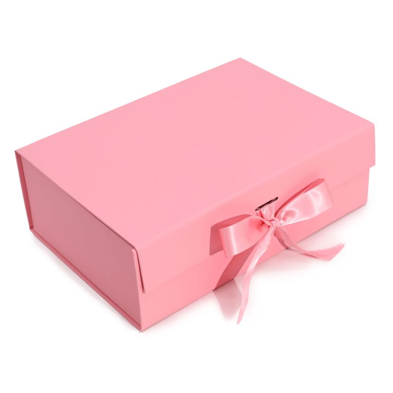 Flat Pack Gift Box - Large (28.2x20.2x9.2cm) - Pink