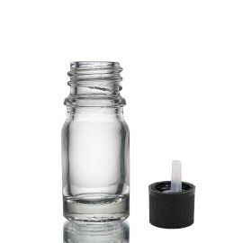 5ml Clear Glass Dropper Bottle