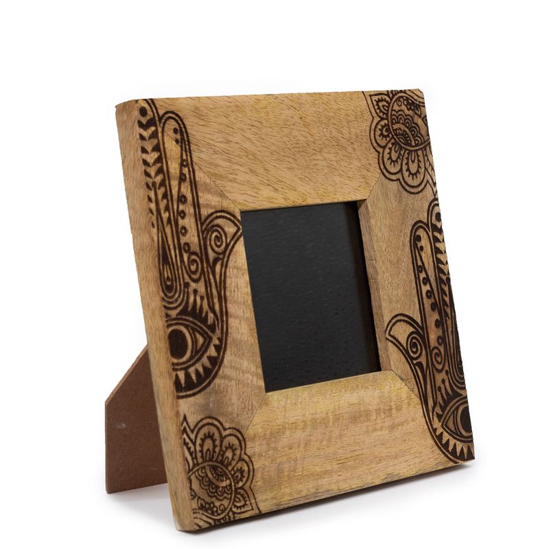 Small Mango Wood Picture Frame (for 10x15cm) 20x20x2cm - Hansa - Black