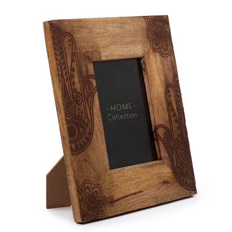 Med Mango Wood Picture Frame (for 10x15cm) 26x20x2cm - Hansa - Black