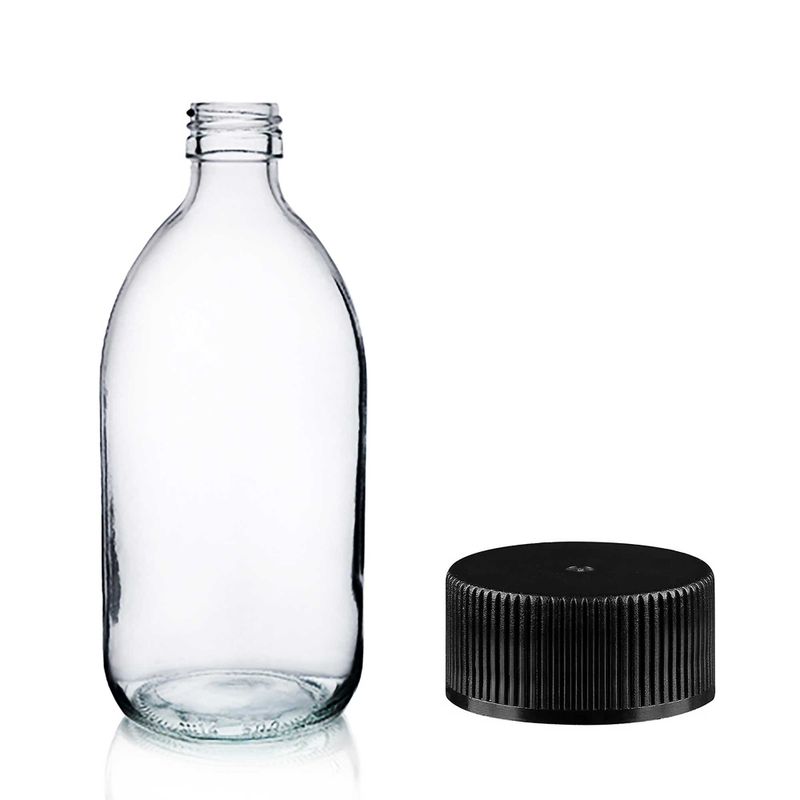 300ml Clear Glass Medicine Bottle