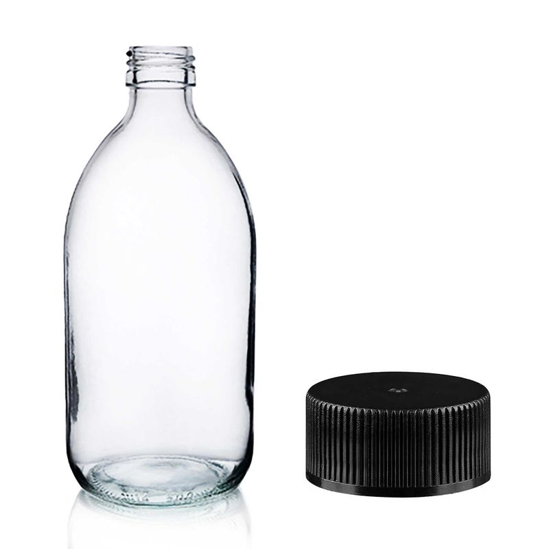 500ml Clear Glass Medicine Bottle