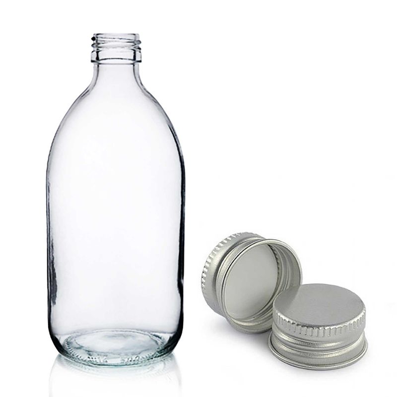 500ml Clear Glass Medicine Bottle