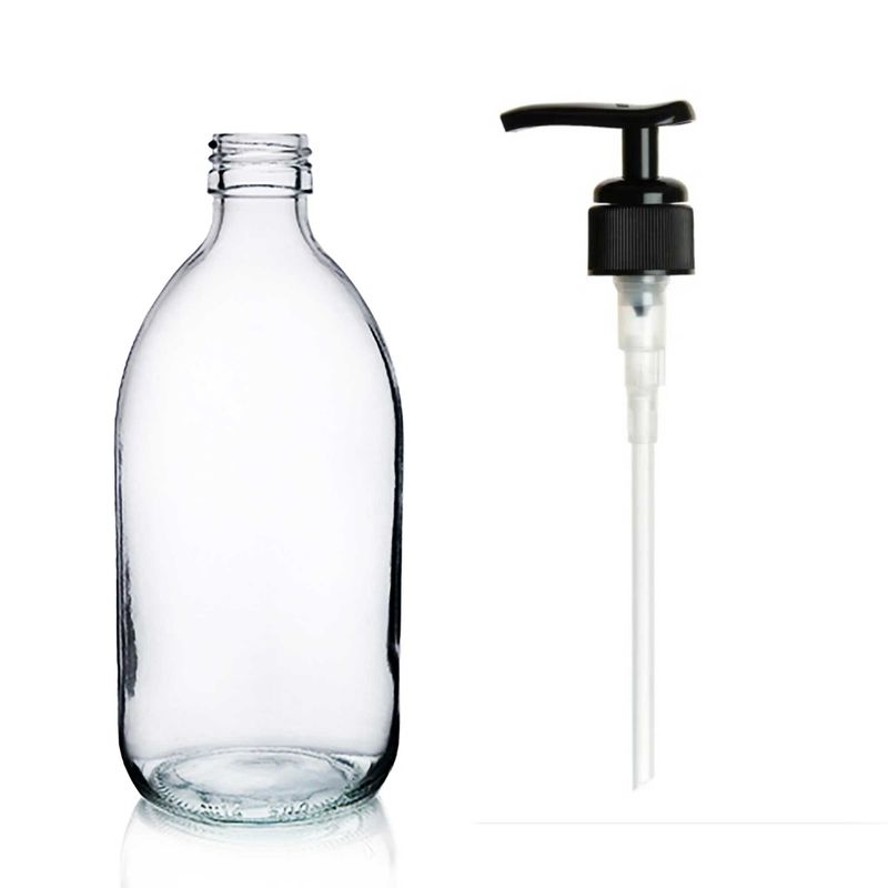 200ml Clear Glass Medicine Bottle