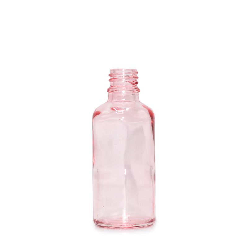 10ml Rose Pink Glass Dropper Bottle