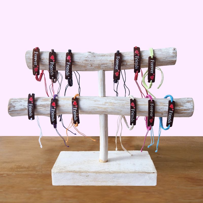 Handmade Friendship Bracelet - Friends Coconut Print (asst)