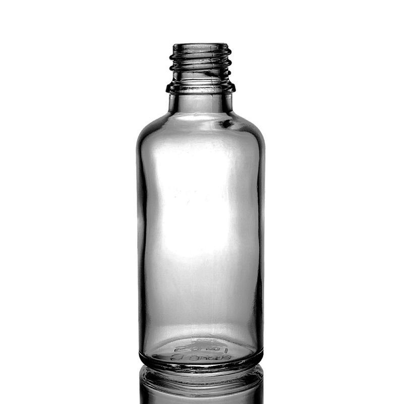 50ml Smokey Grey Glass Dropper Bottle