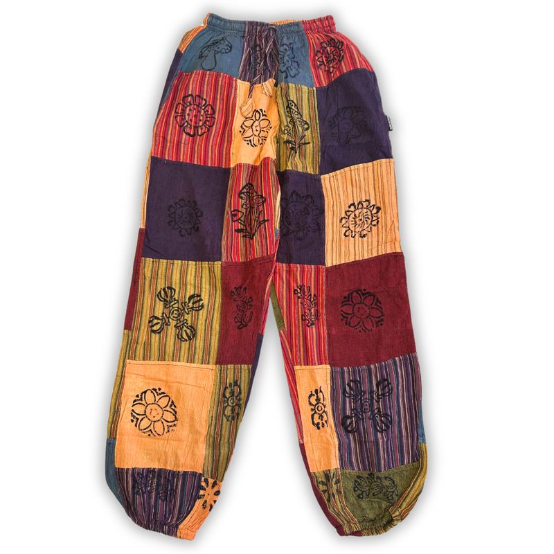 Nomad Sari - Mushroom Pants - Orange Tones S/M