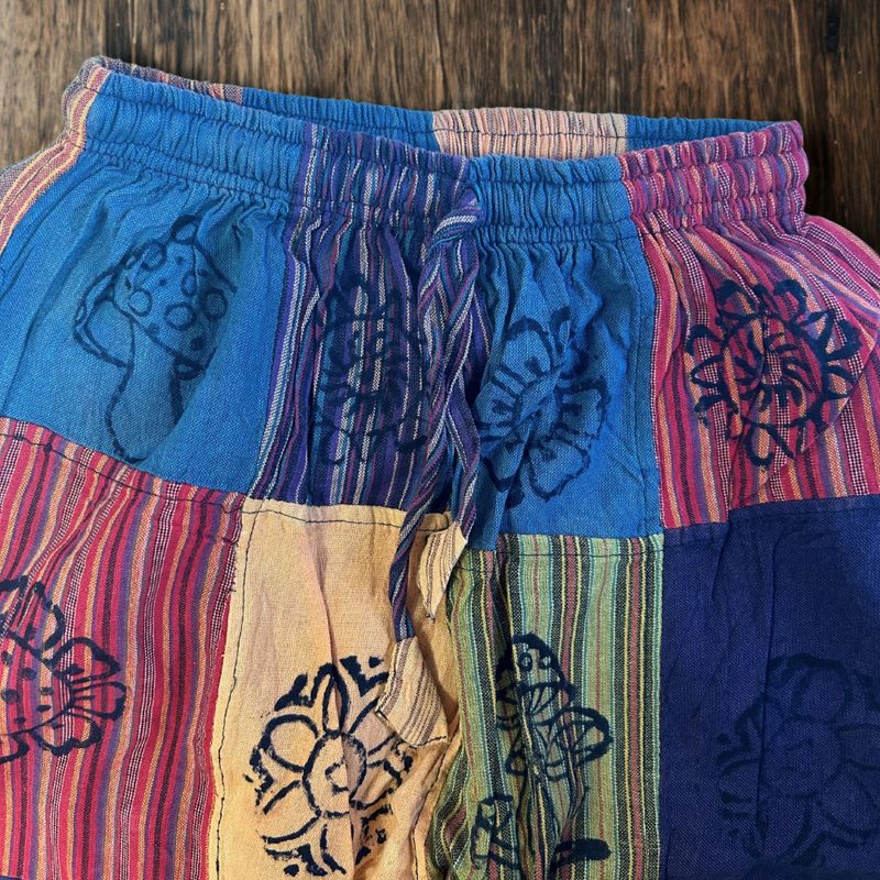Nomad Sari - Mushroom Pants - Orange Tones S/M