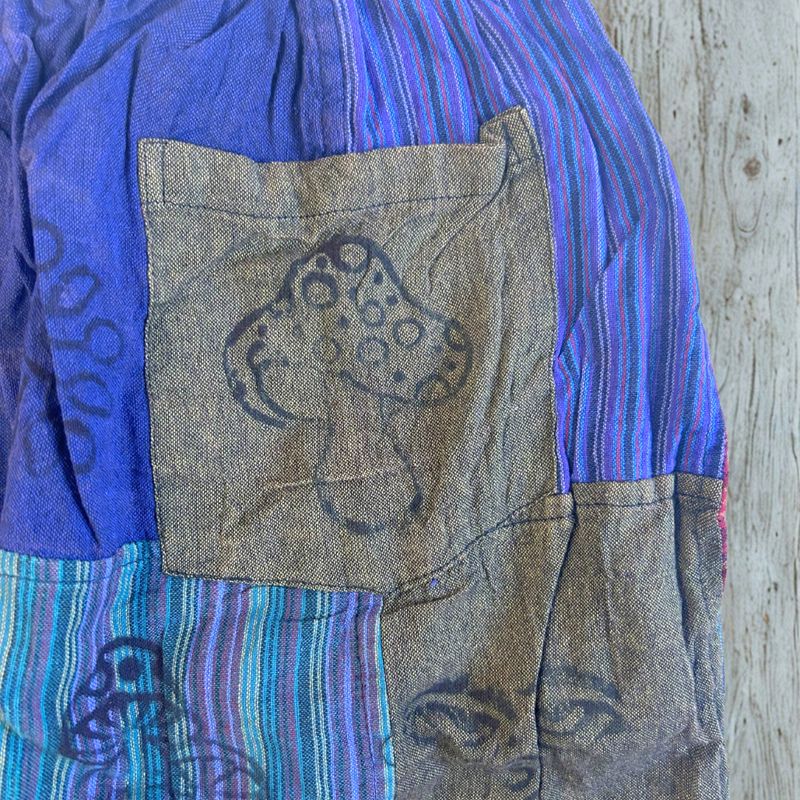 Nomad Sari - Mushroom Pants - Purple Tones S/M